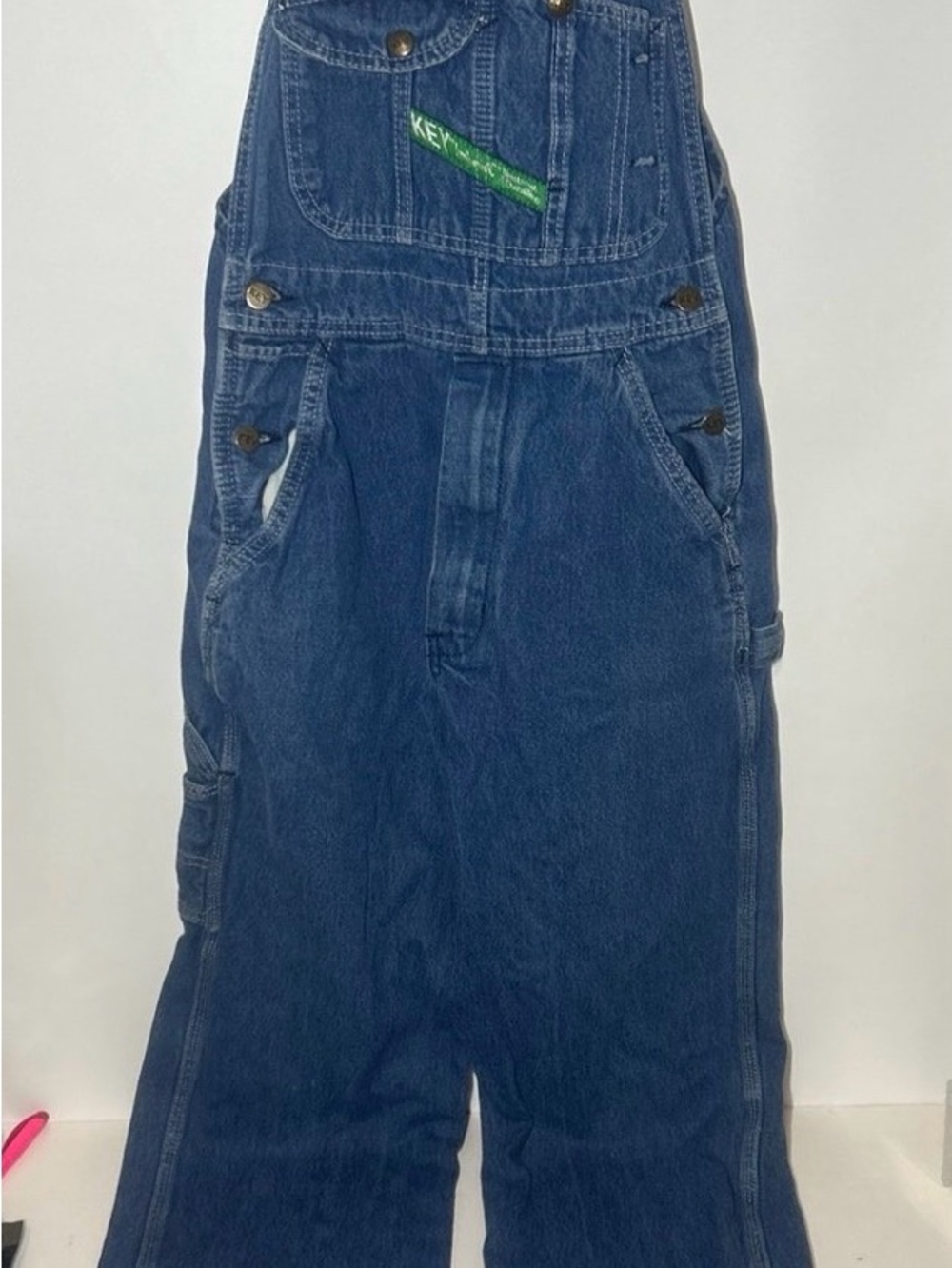 Key Jeans Men's Dark Blue Denim Overalls